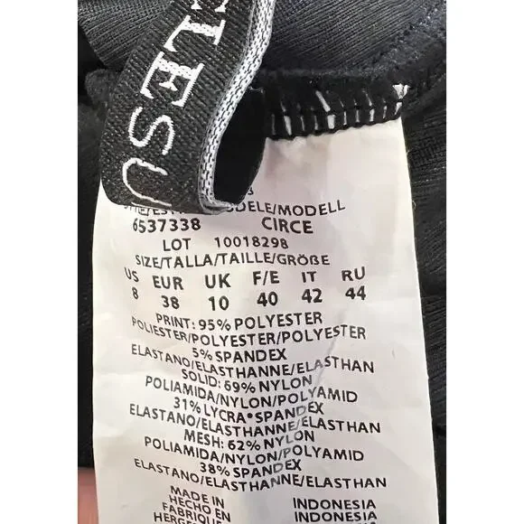 NWT! Miraclesuit Lux Lynx Circe Black 08